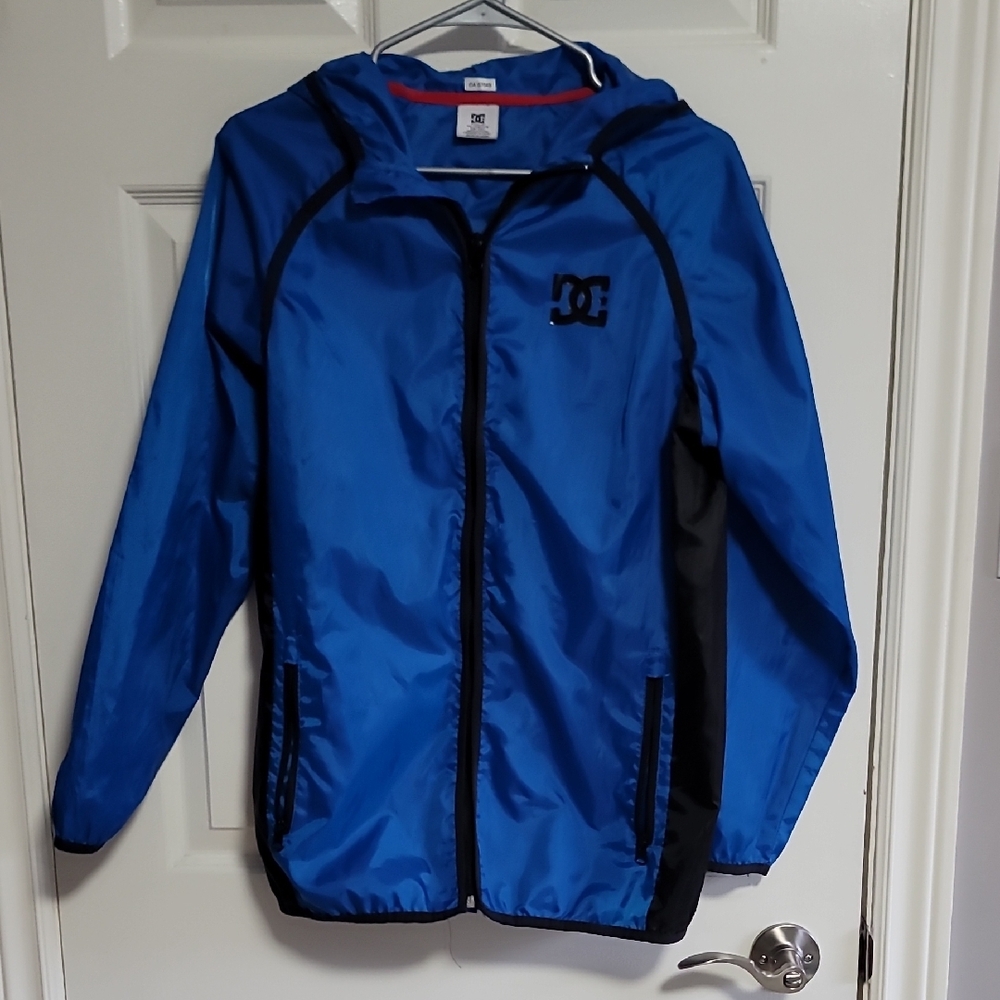 DC Blue and Black Windbreaker Jacket
